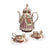 Vintage Princess Dress Ceramic Tea Set