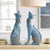 Couple Cats Resin Figurines