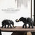 2Pcs Elephant Figurine Set