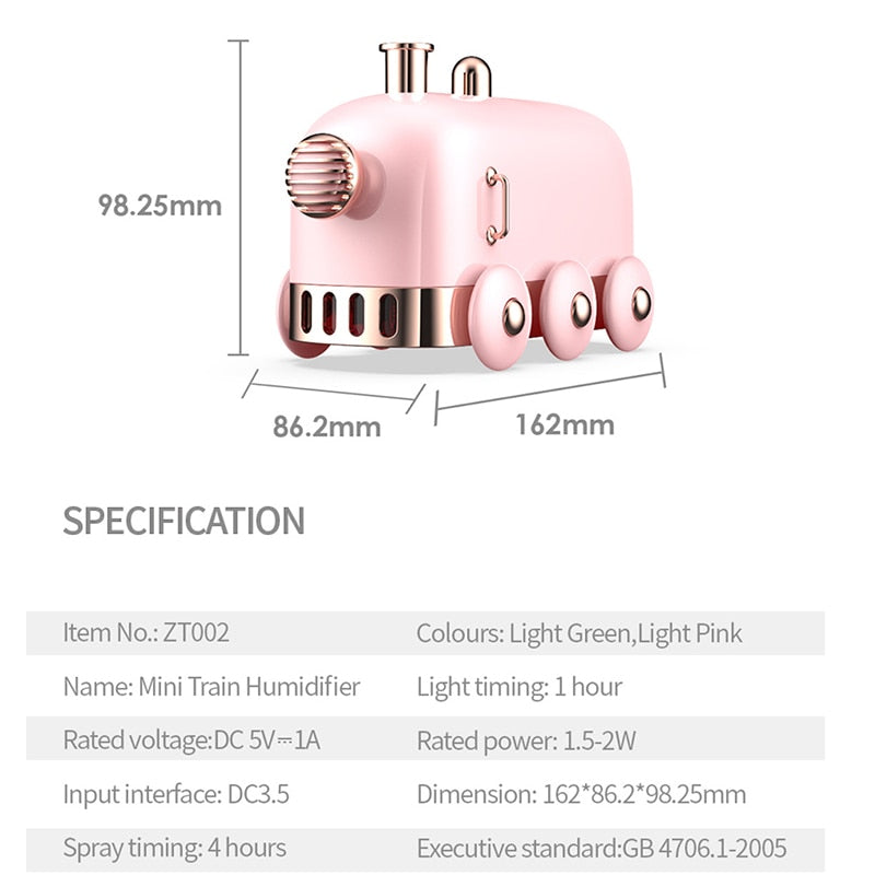 Mini Train Ultrasonic Air Humidifier