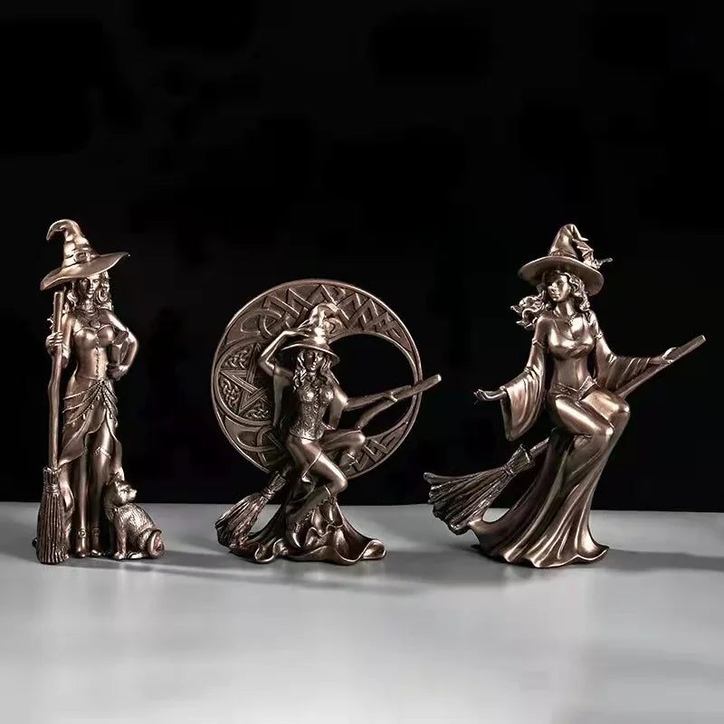 Resin Witch Statue