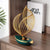 Elegant Gold Wire Abstract Sculpture