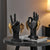 Modern Resin Hand Gesture Sculptures