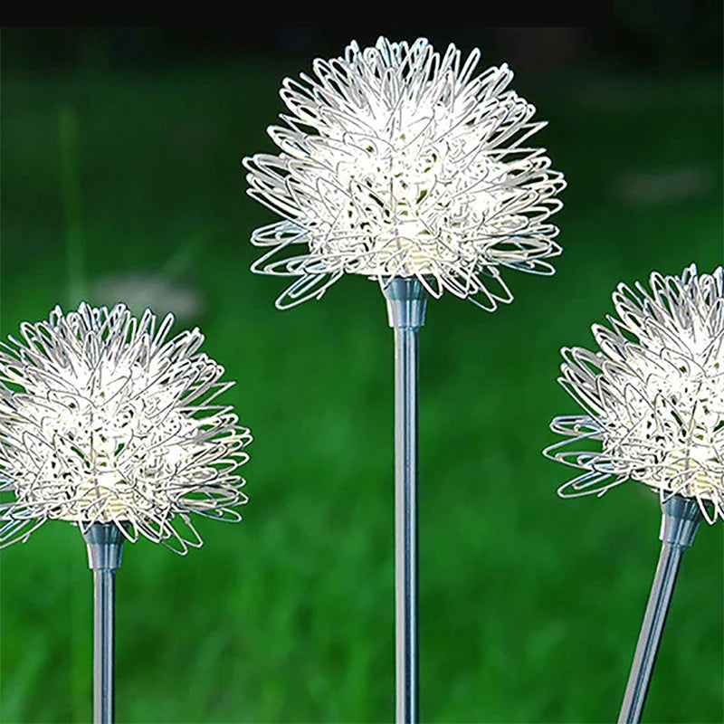 LED Solar Dandelion Flower Ball Lights