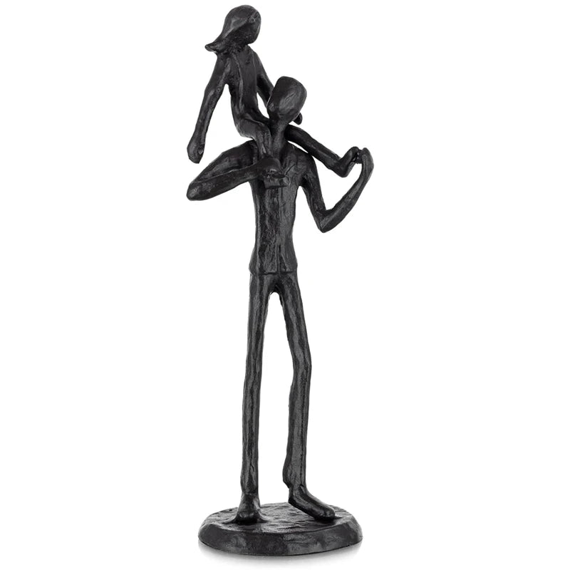 Father Daughter Iron Figurine Gift