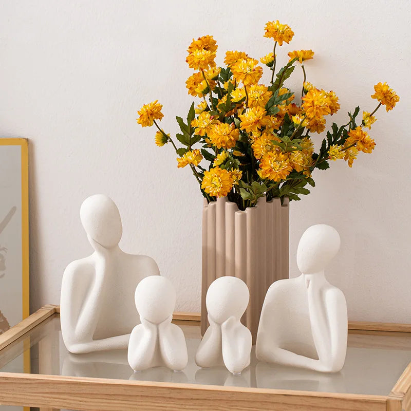 Modern Abstract Family Sculpture