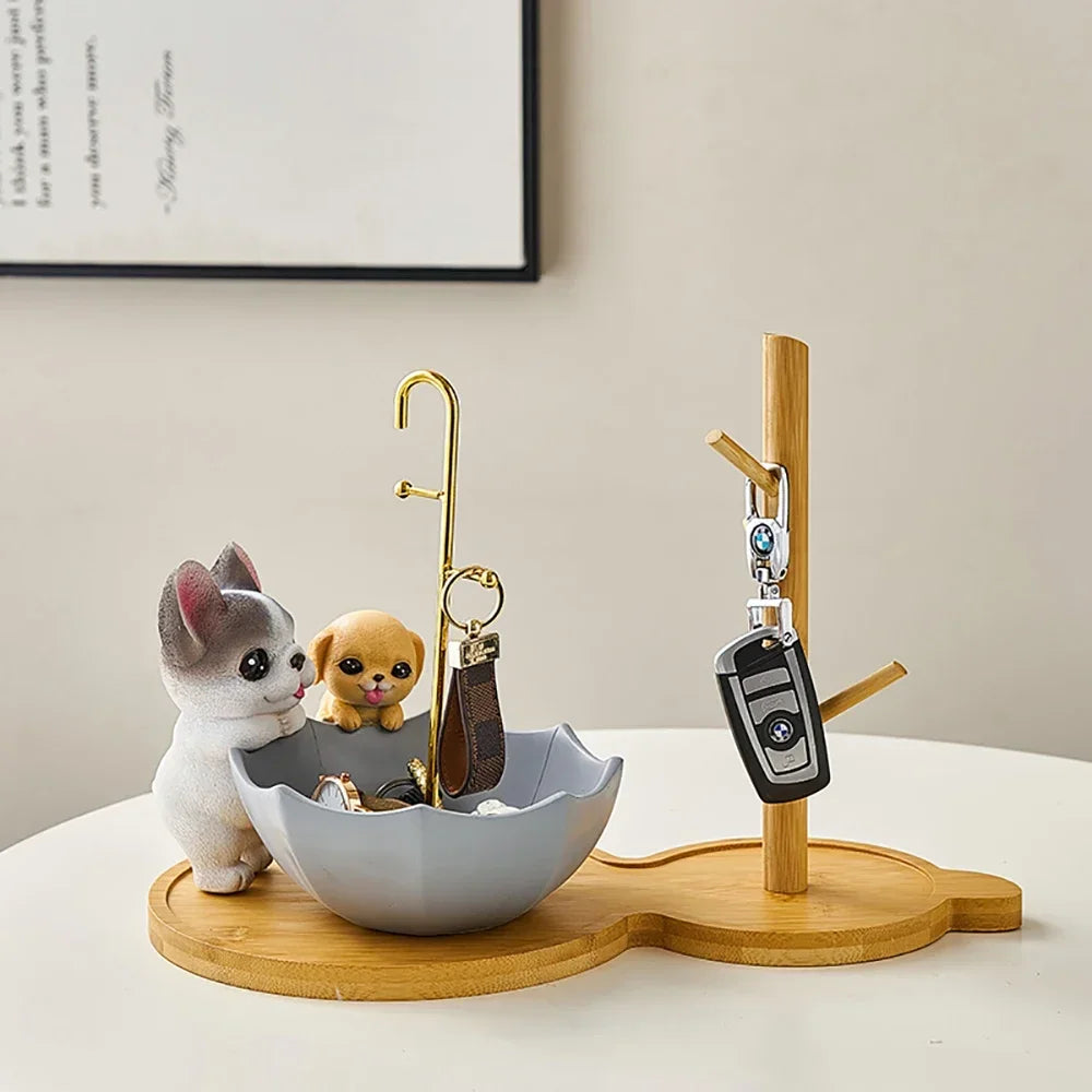 Artistic Puppy Storage Basket