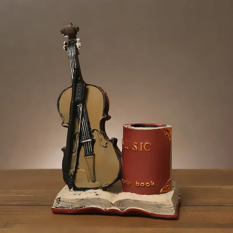 Resin Musical Pen Holder