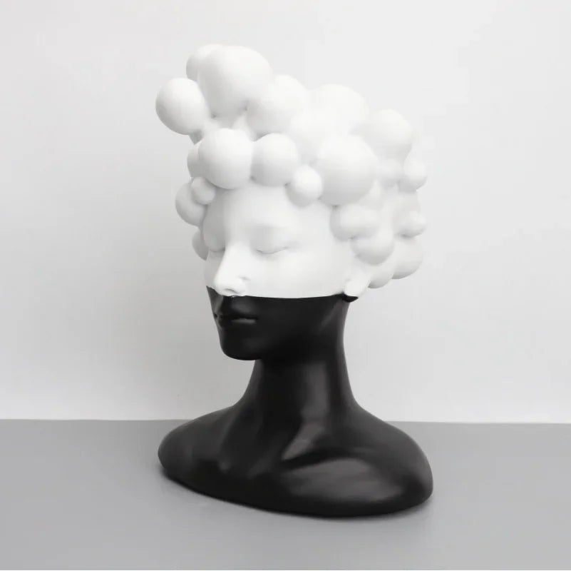 Contemporary Bubble Head Sculpture
