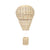 Rattan Hot Air Balloon Pendant Decor