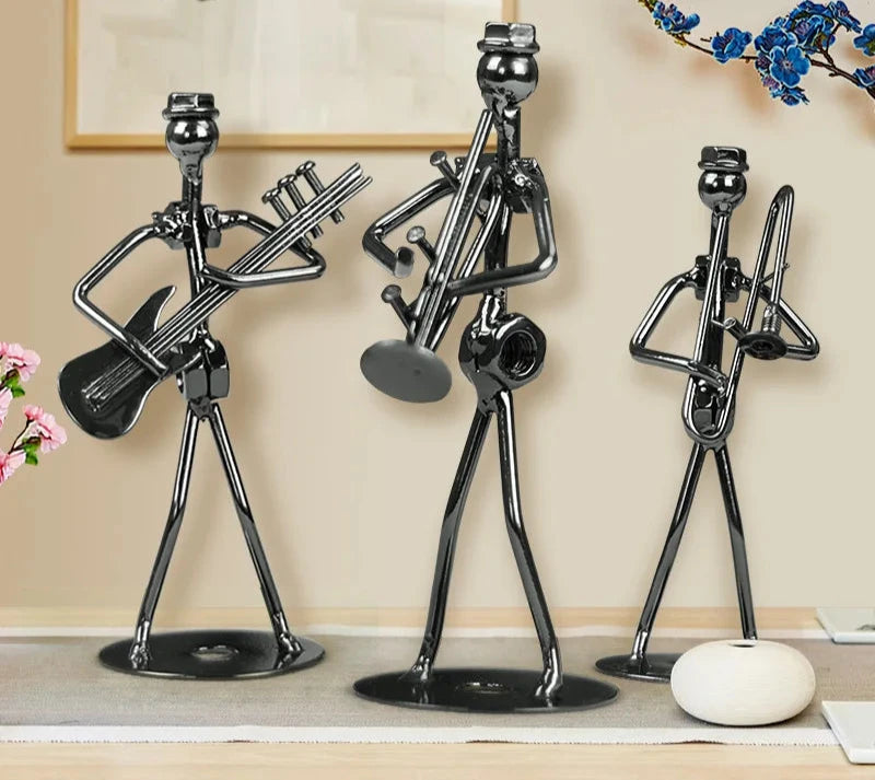 Metal Musician Figurines