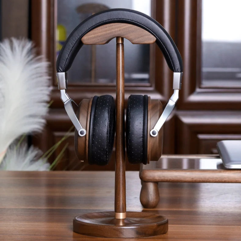 Walnut Wood Headphone Stand