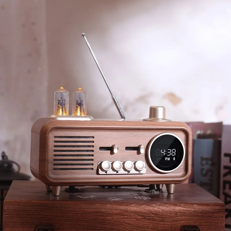 Retro Bluetooth Speaker with FM Radio