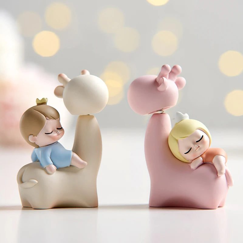 Creative Cartoon Resin Doll Ornaments