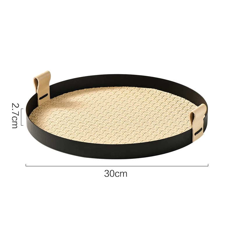 Luxury Nordic Leather Tray