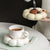 Flower Shape Coffee Cup & Saucer Set