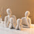 Modern Abstract Family Sculpture