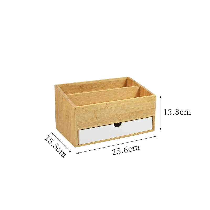 Bamboo Cosmetic and Jewelry Organizer