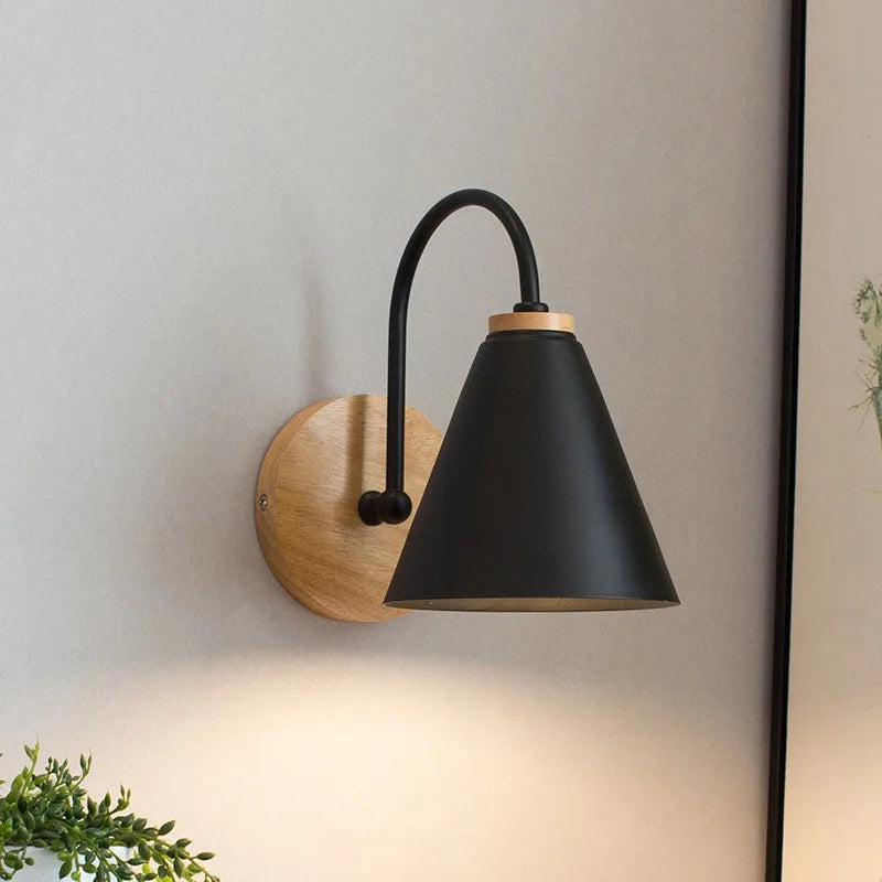 Modern Wooden Wall Light