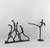 Abstract Cast Iron Figurines