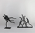 Abstract Cast Iron Figurines