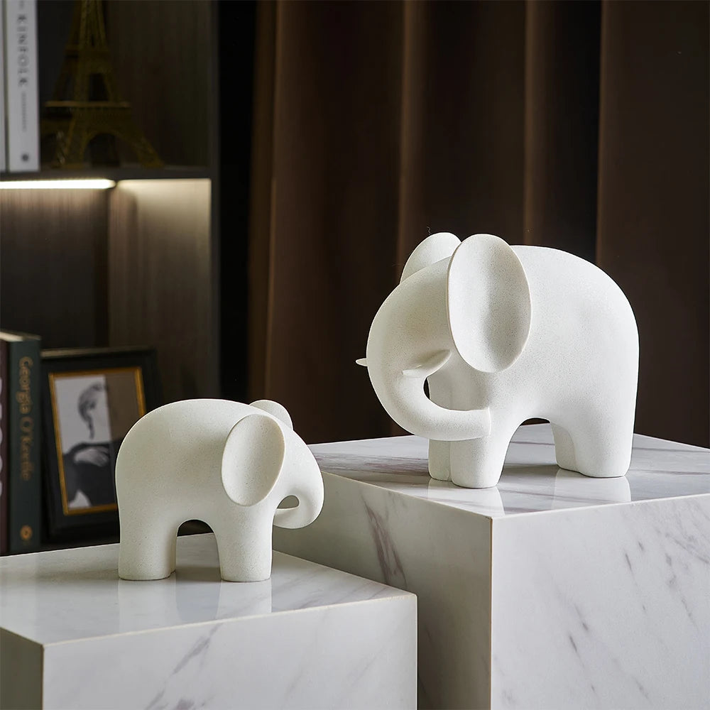 Creative Elephant Figurine Home Decor