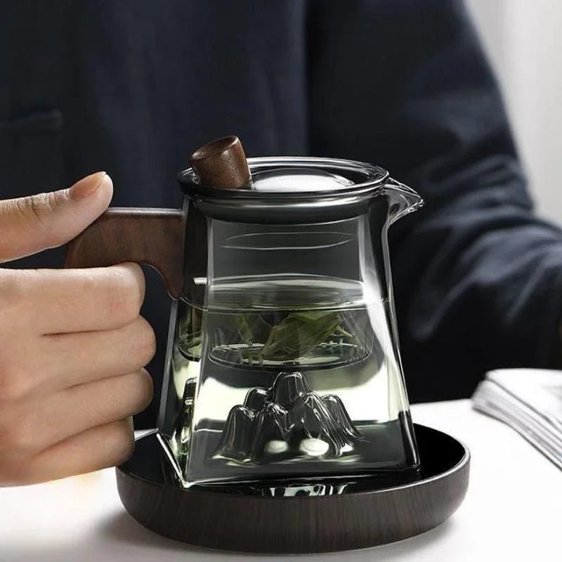 Transparent Heat-Resistant Glass Teapot