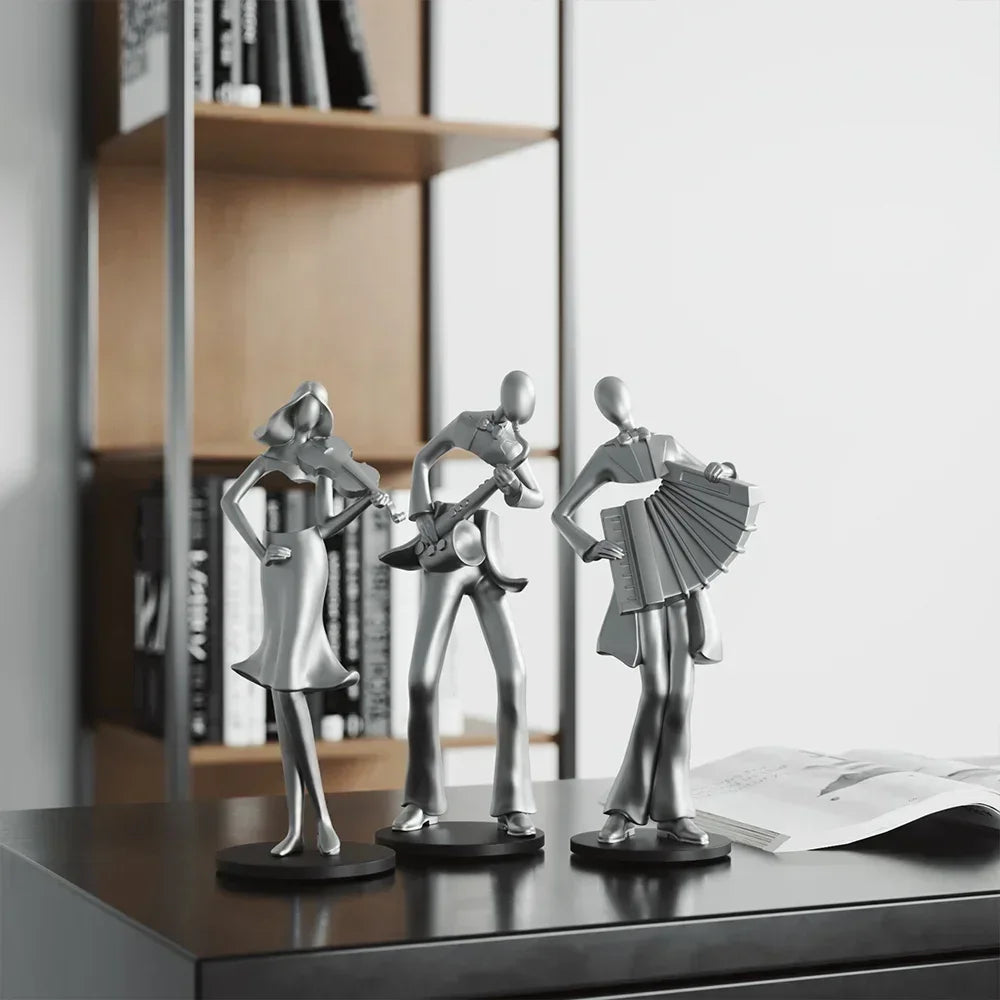 Artistic Musician Figurines