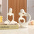 Abstract Couple Sculpture with Heart