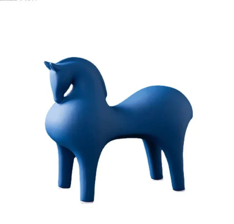 Modern Minimalist Horse Figurines