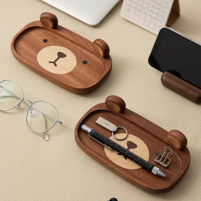 Cute Bear Glasses Frame Tray