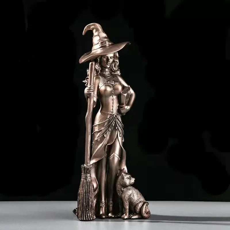 Resin Witch Statue