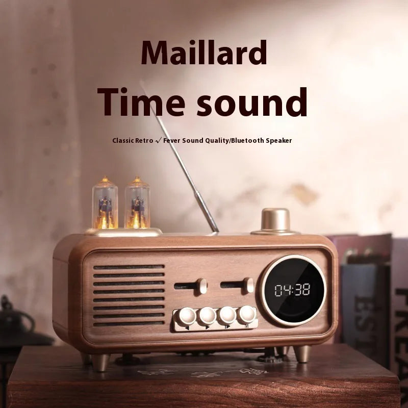 Retro Bluetooth Speaker with FM Radio