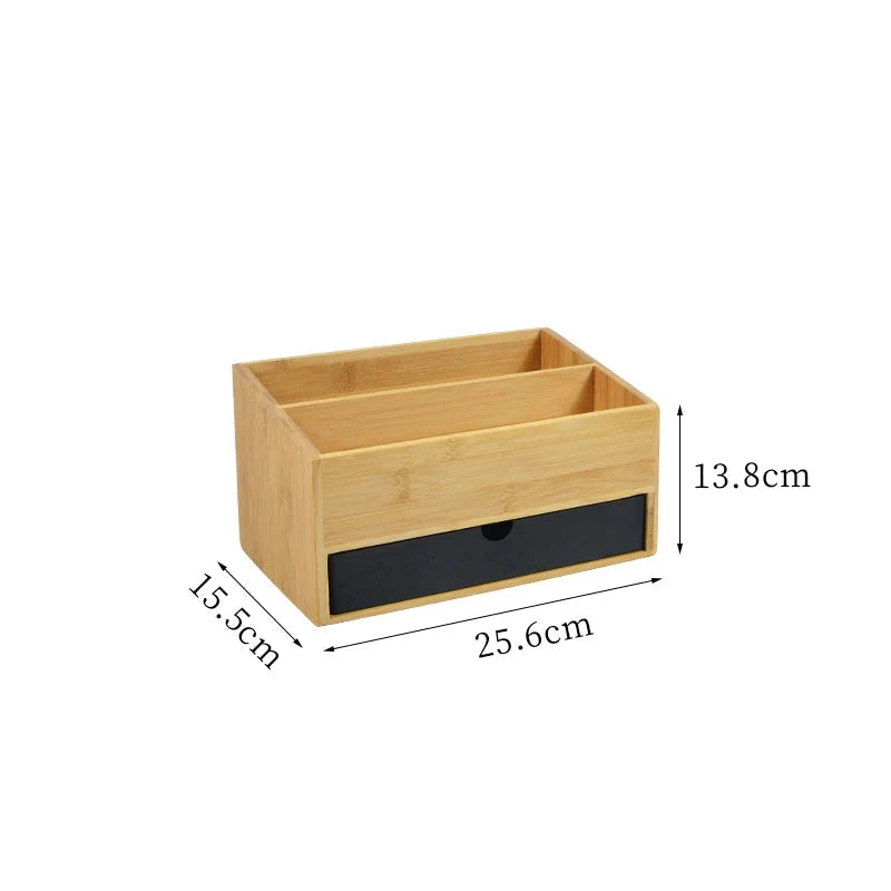 Bamboo Cosmetic and Jewelry Organizer