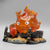 Cartoon Flame Figurine