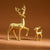 2 Piece Deer Figurine Set