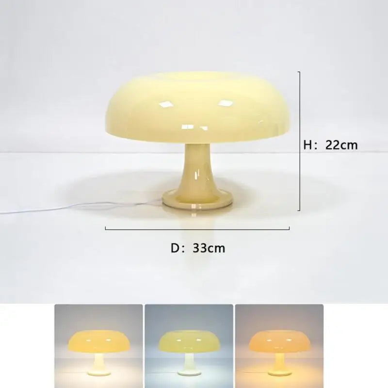 Modern LED Mushroom Table Lamp