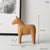 Colourful Wooden Horse Statue Home Decor