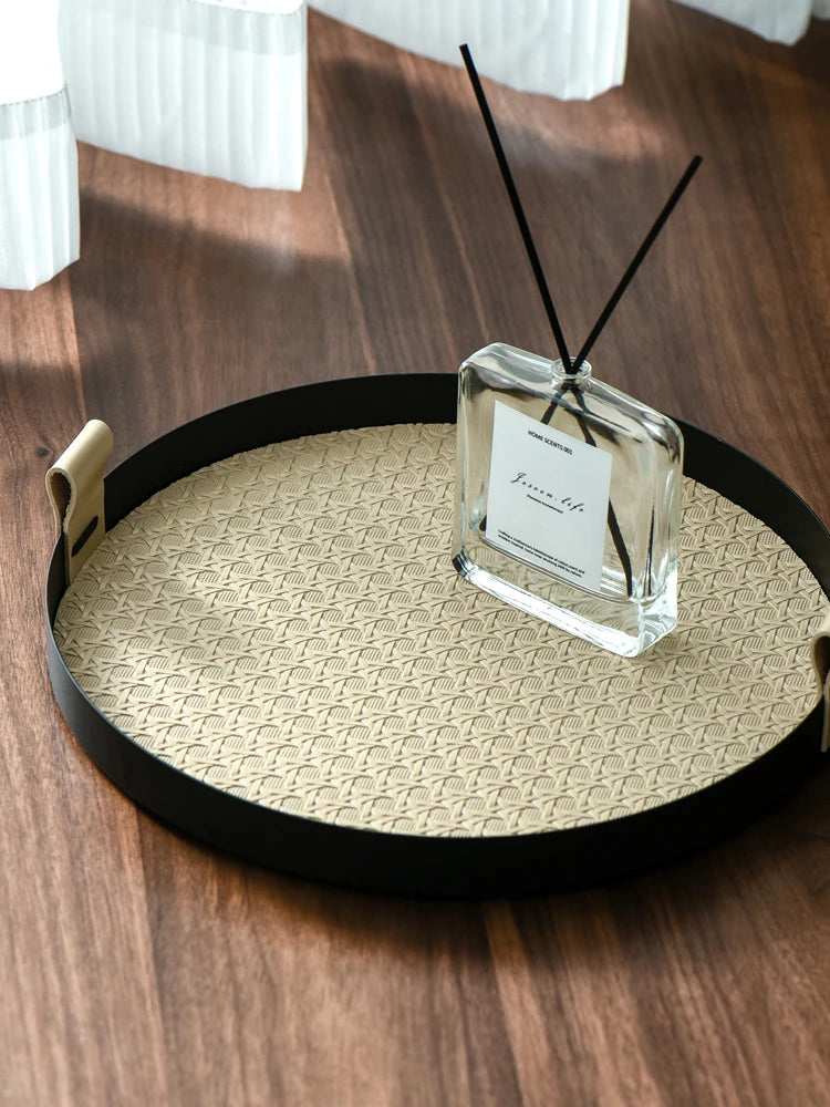 Luxury Nordic Leather Tray