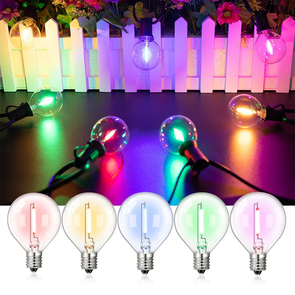 Colorful Waterproof Outdoor String Lights