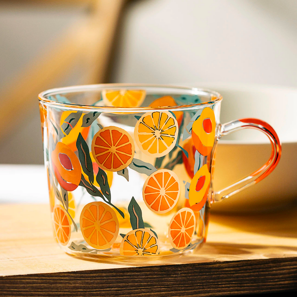 Vintage Glass Mug - Ikorii