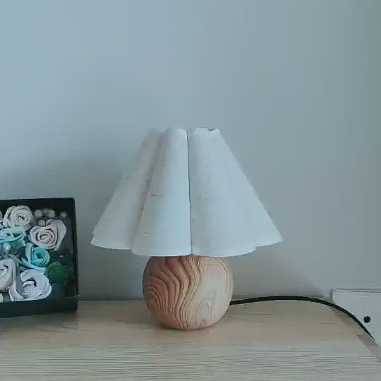 Minimalist Wood Table Lamp