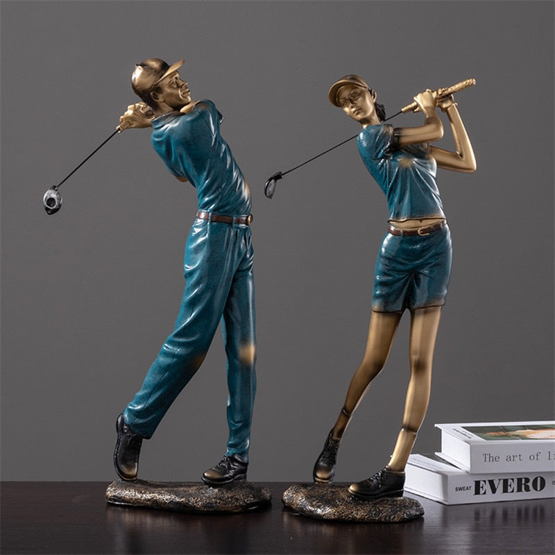 Golf Enthusiast Figurine