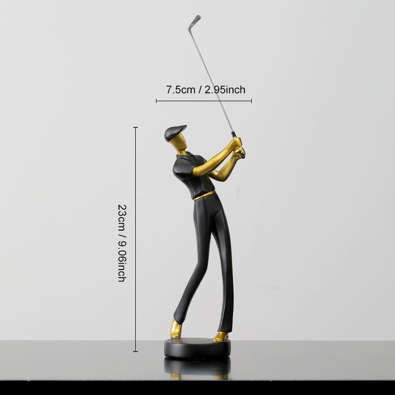 Golfer Decorative Figurine