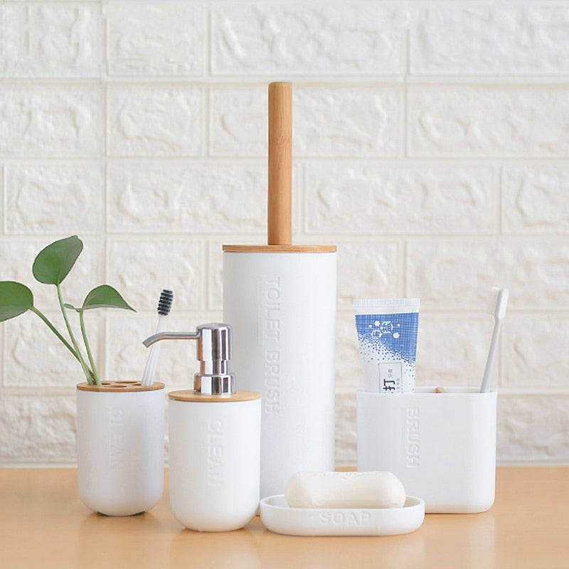 Bamboo Bathroom Accessories