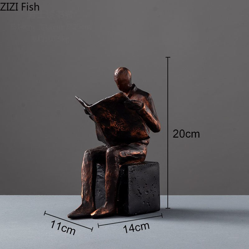 Reader Sculpture Book Stand