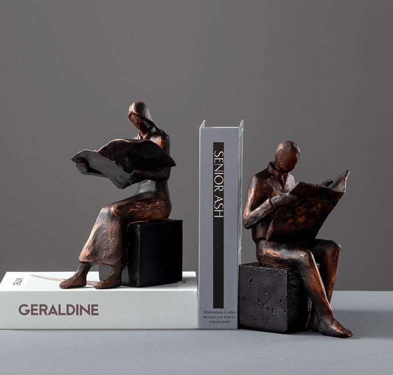 Reader Sculpture Book Stand