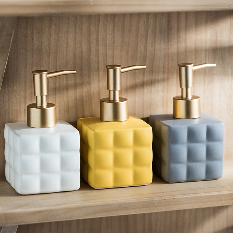 Square Cube Soap Dispenser