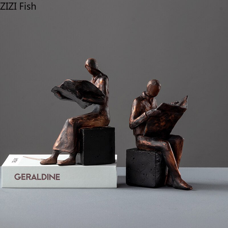 Reader Sculpture Book Stand