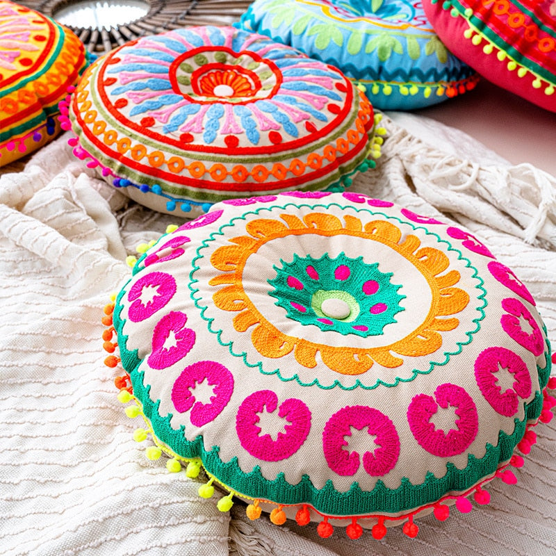 Stylish and Unique Floor Cushions from Moroccan Rugs Collection - Perfect  for Your Creative Space